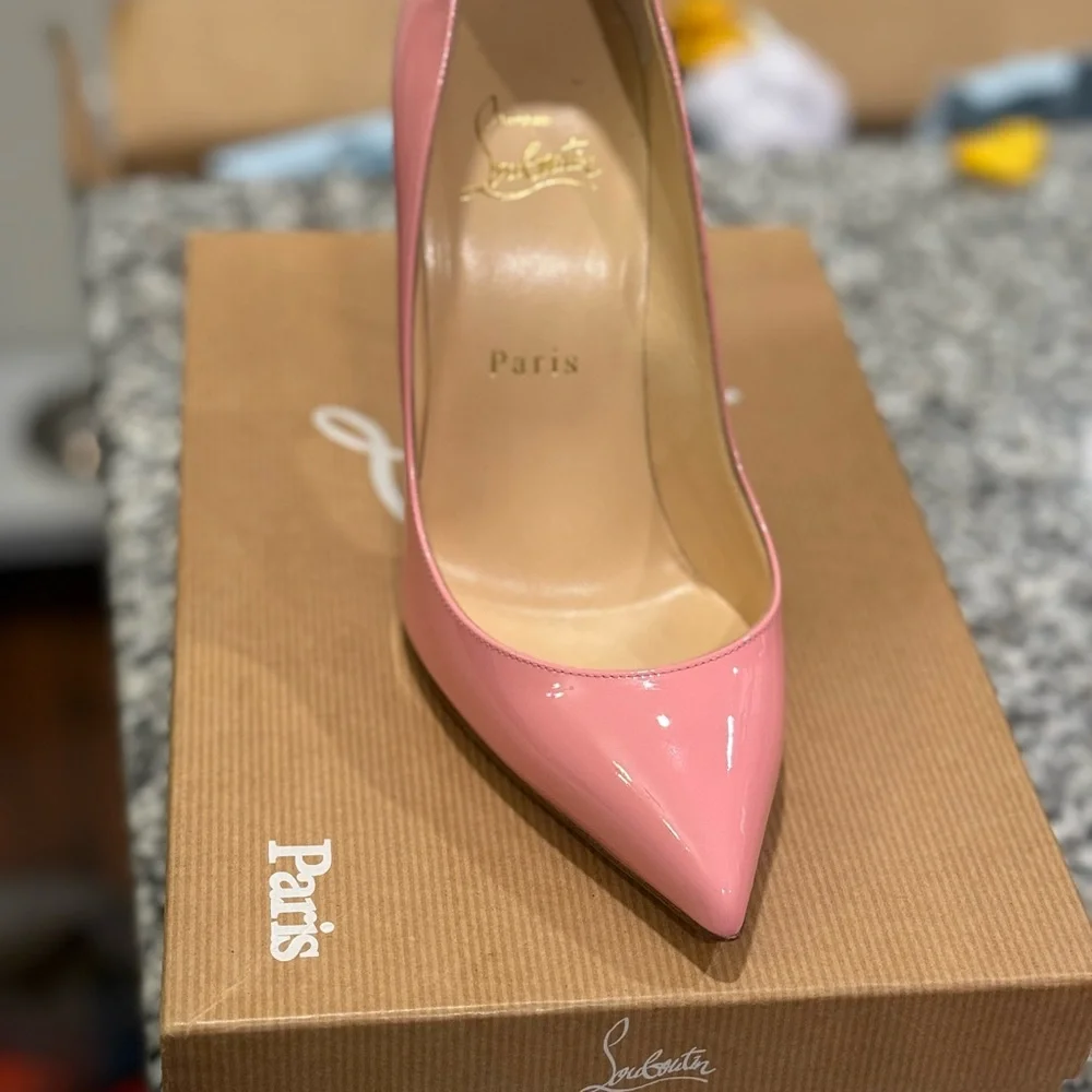 Christian Louboutin Blush Pink Heels - Picture 3 of 5